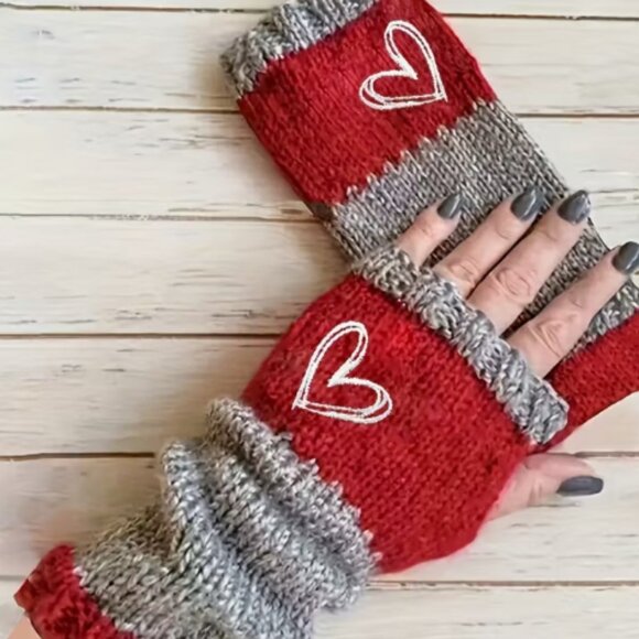 NWT Knit Fingerless Gloves Buyers Choice - Picture 3 of 3